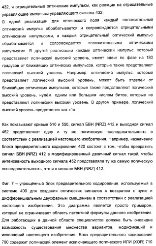 Система и способ для создания оптических сигналов с возвратом к нулю и дифференциальным двухфазным смещением (патент 2372725)