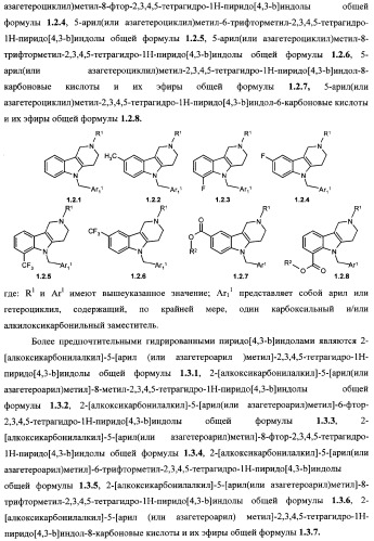 Замещенные 2,3,4,5-тетрагидро-1н-пиридо[4,3-b]индолы, способы их получения и применения (патент 2338745)