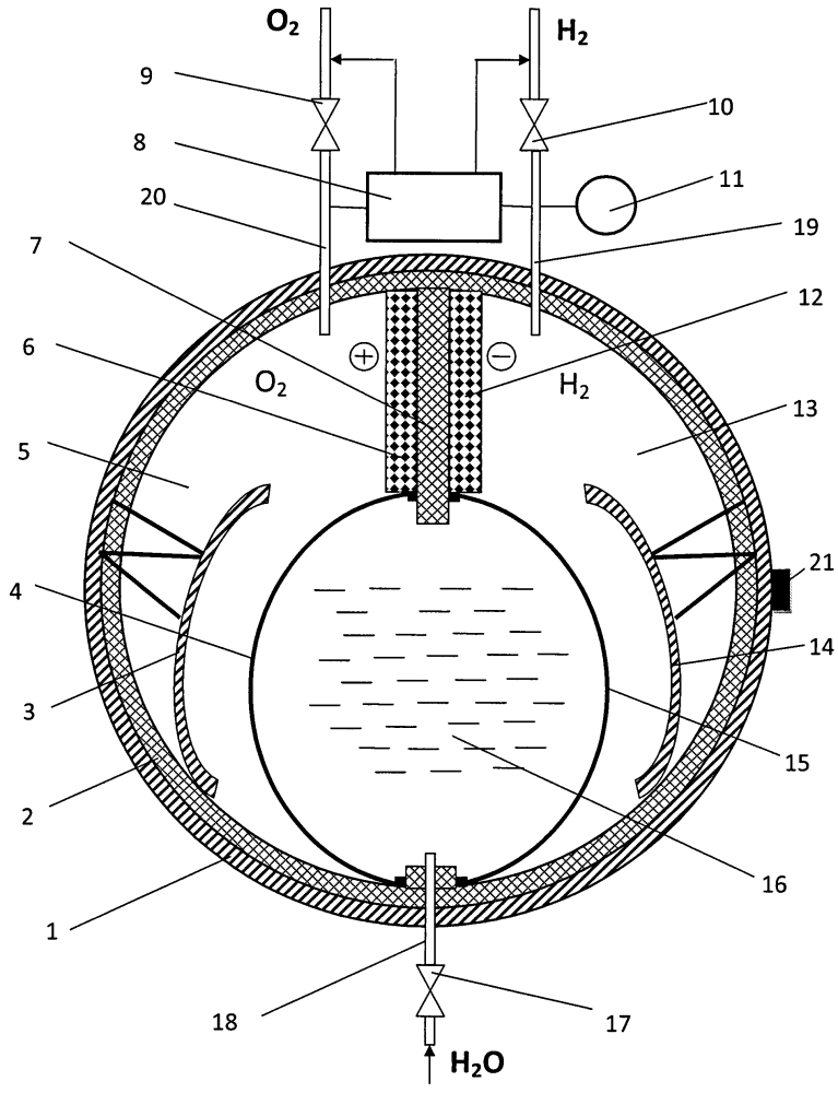 Электролизёр воды и способ его эксплуатации (патент 2647841)