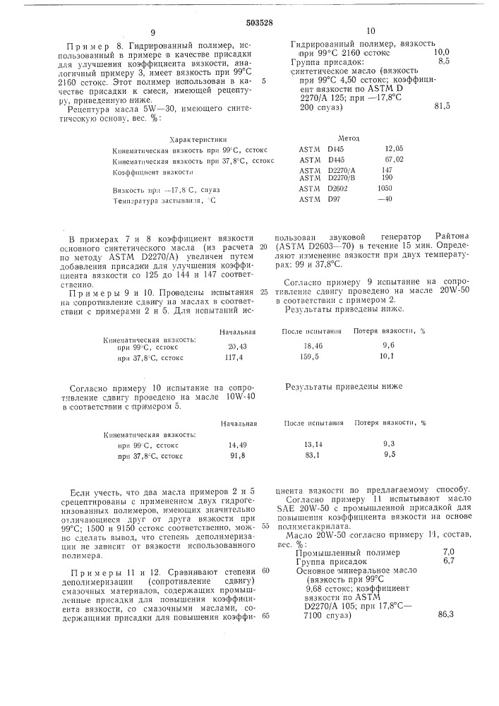 Способ получения присадки для смазочных масел (патент 503528)