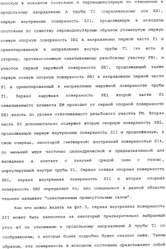 Герметичное трубное соединение с одной или несколькими наклонными опорными поверхностями, выполненное при помощи пластического расширения (патент 2339867)