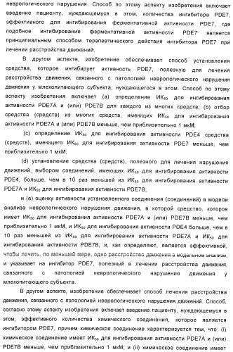 Использование ингибиторов pde7 для лечения нарушений движения (патент 2449790)