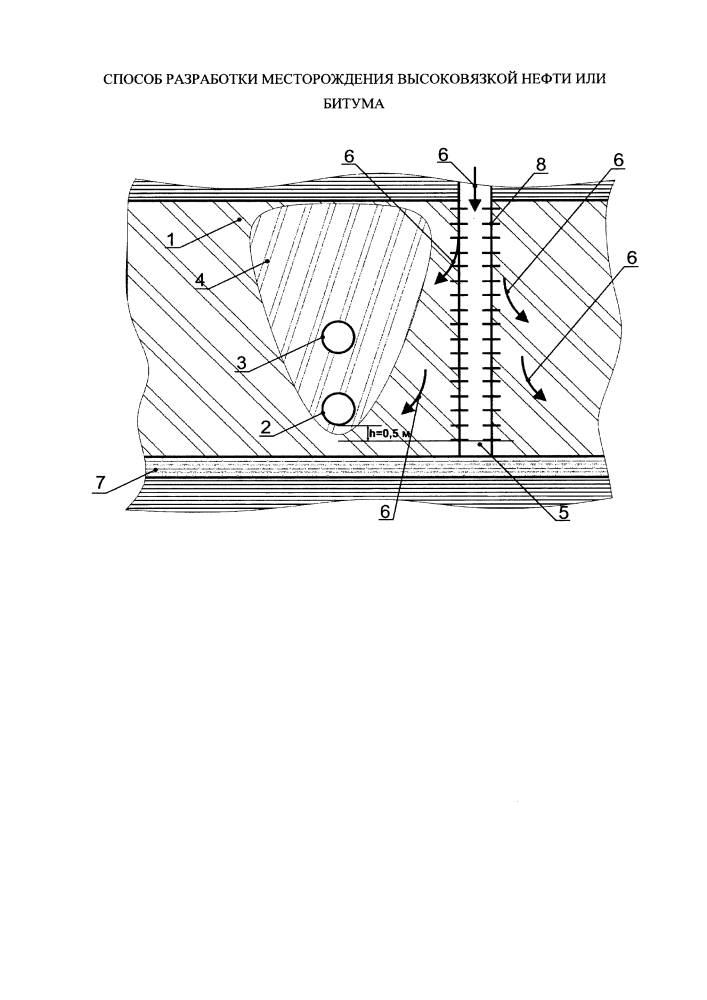 Способ разработки месторождения высоковязкой нефти или битума (патент 2646904)