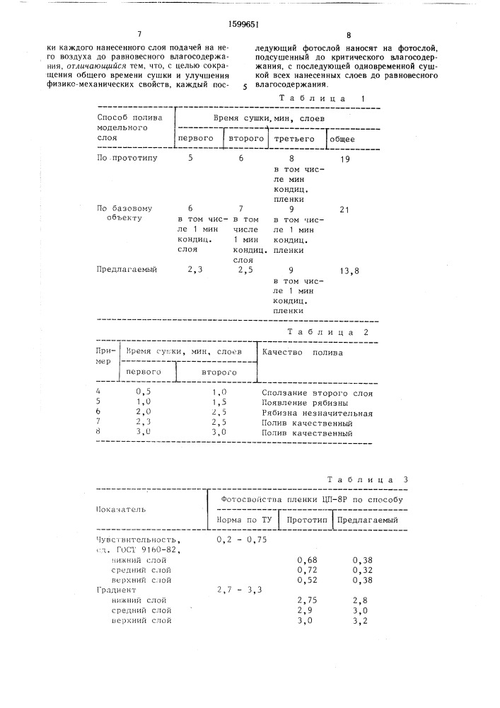 Способ изготовления рулонного многослойного кинофотоматериала (патент 1599651)