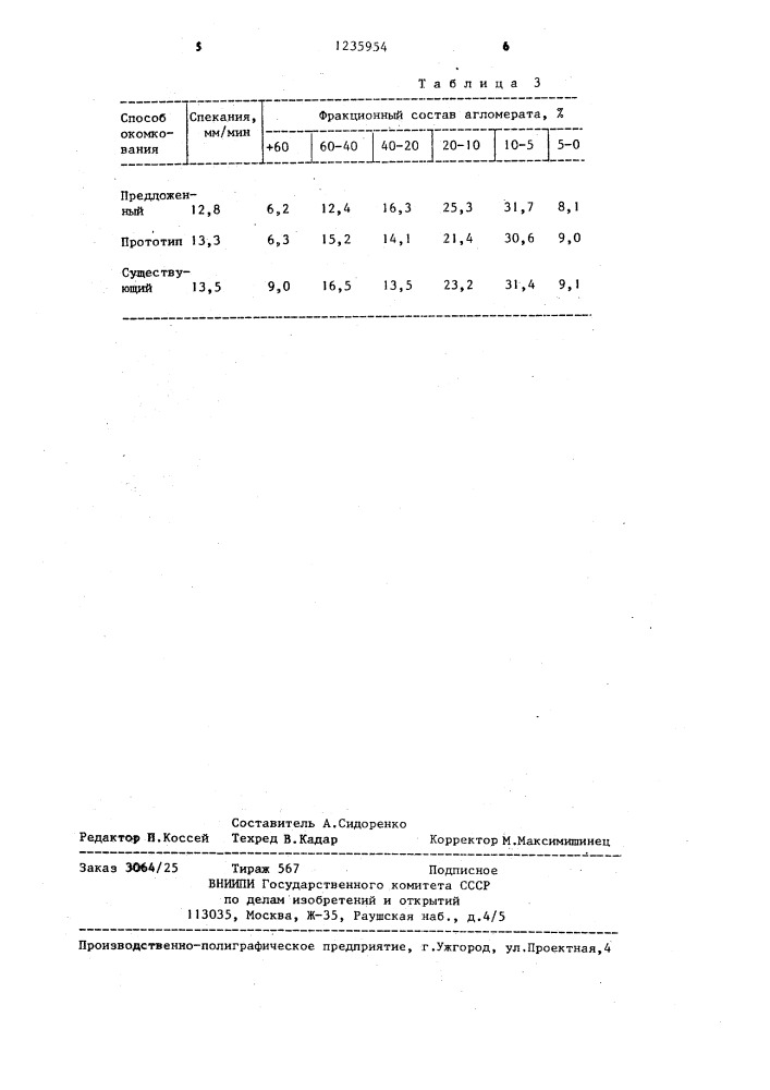 Барабанный смеситель-окомкователь агломерационной шихты (патент 1235954)