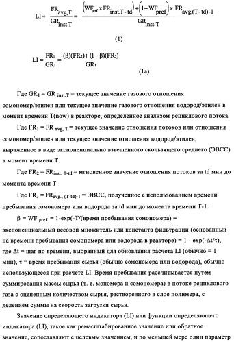 Мониторинг полимеризации и способ выбора определяющего индикатора (патент 2361883)