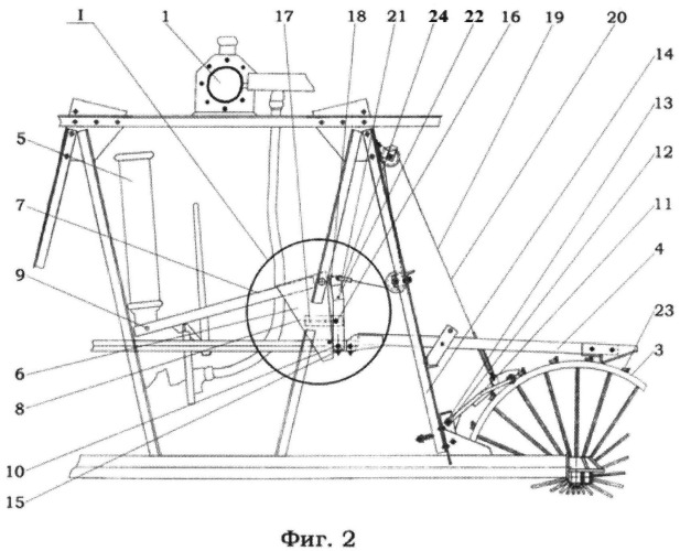 Многоопорная дождевальная машина кругового действия (патент 2521658)