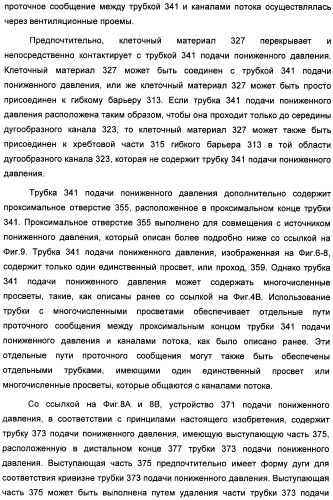 Устройство для лечения путем подкожной подачи пониженного давления с использованием текучей магистрали и связанный с ним способ (патент 2405459)