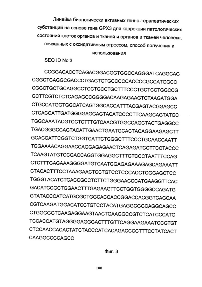 Средство для коррекции патологических состояний клеток органов и тканей и/или органов и тканей человека, на основе гена gpx3, связанных с оксидативным стрессом, способ получения и использования (патент 2651758)