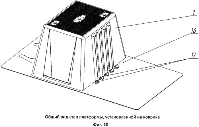 Комплект разновысоких степ-платформ для проведения функционально-нагрузочных тестов и способ изготовления степ-платформ для него (патент 2531873)