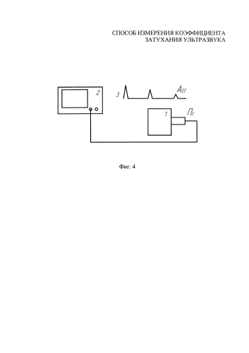 Способ измерения коэффициента затухания ультразвука (патент 2587536)
