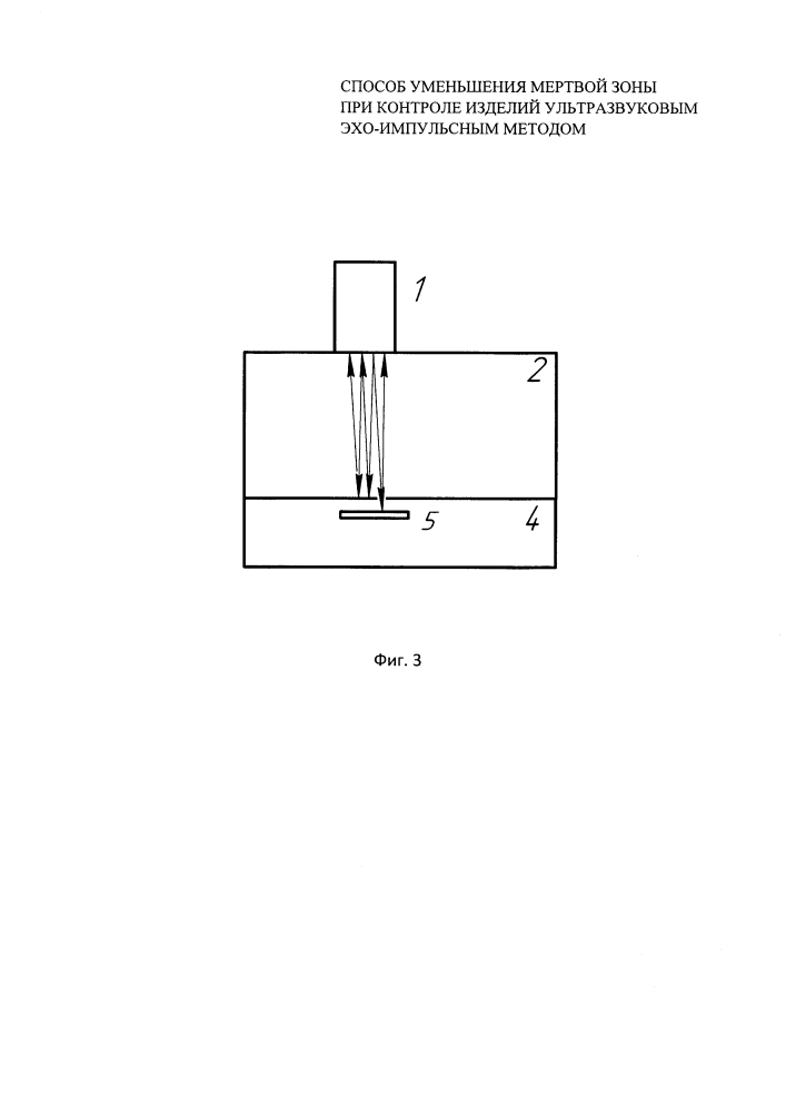 Способ уменьшения мертвой зоны при контроле изделий ультразвуковым эхо-импульсным методом (патент 2621890)