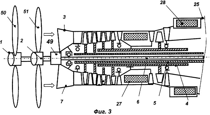Атомный турбовинтовой газотурбинный двигатель (патент 2425243)