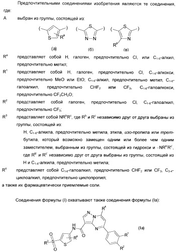 Производные пиразол-пиримидина в качестве антагонистов mglur2 (патент 2402553)