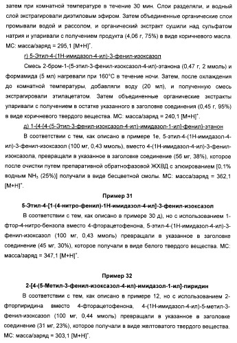 Производные арил-изоксазол-4-ил-имидазола (патент 2425045)