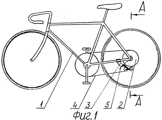 Велосипед быстрого старта (патент 2278056)