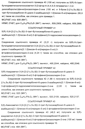 Замещенные циклопропильной группой оксазолидиноновые антибиотики и их производные (патент 2348628)