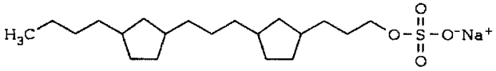 Поверхностно-активные вещества со встроенными в углеводородную цепь остатками циклопентана (патент 2589054)