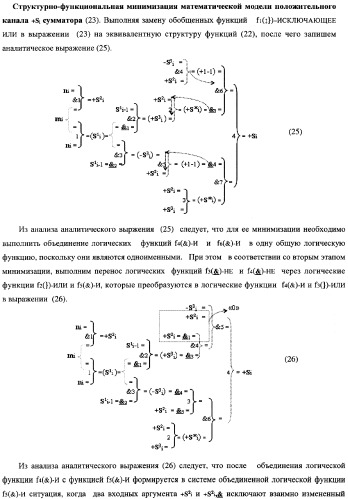 Способ параллельного логического суммирования аналоговых сигналов слагаемых, эквивалентных двоичной системе счисления, и устройство для его реализации (патент 2362205)