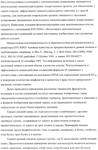 Новые производные тиофена в качестве агонистов рецептора сфингозин-1-фосфата-1 (патент 2404178)