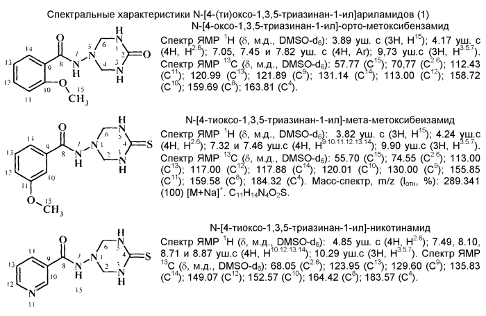 Способ получения n-[4-(ти)оксо-1,3,5-триазинан-1-ил]ариламидов (патент 2551688)