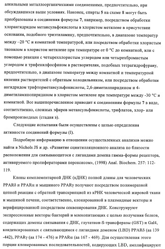 Гетероарильные производные в качестве активаторов рецепторов, активируемых пролифераторами пероксисом (ppar) (патент 2367659)