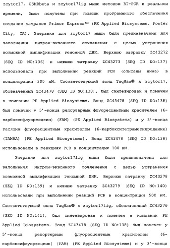 Новый лиганд рецептора цитокина zcytor17 (патент 2360923)