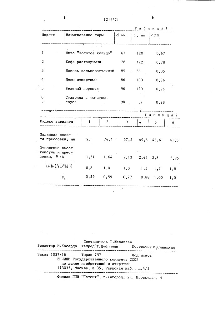 Способ получения заготовок из металлического порошка (патент 1217571)