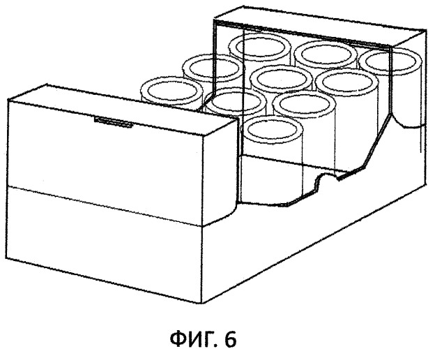 Ящик для упакованных штучных продуктов (варианты) (патент 2485031)