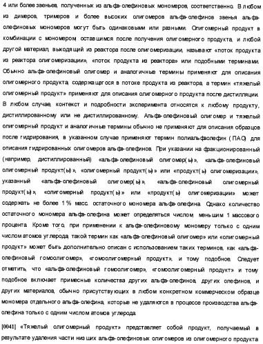 Олигомеризация альфа-олефинов с применением каталитических систем металлоцен-тск и применение полученных полиальфаолефинов для получения смазывающих смесей (патент 2510404)