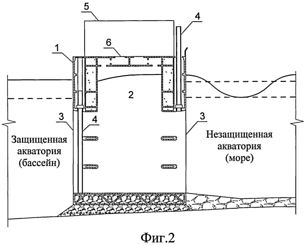 Наплавное здание волновой электростанции (патент 2495189)