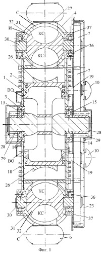 Реактивный вакуумно-компрессионный движитель (патент 2285817)