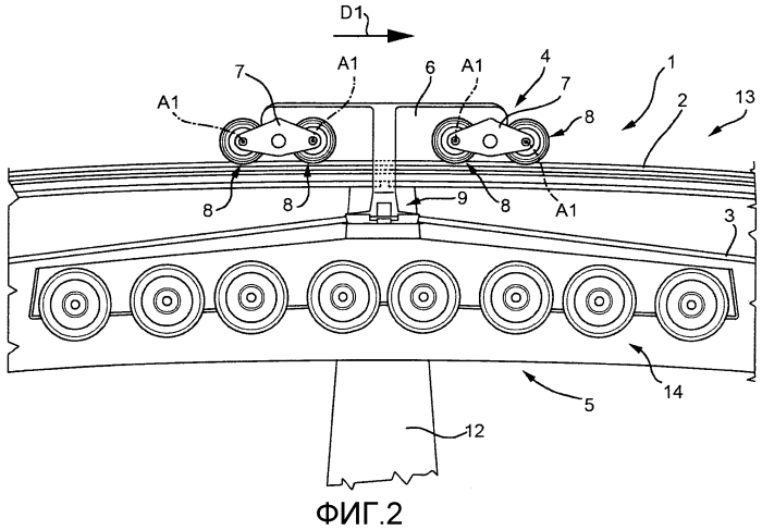 Тросовая транспортировочная система с по меньшей мере одним опорным тросом и одним тяговым тросом (патент 2554906)
