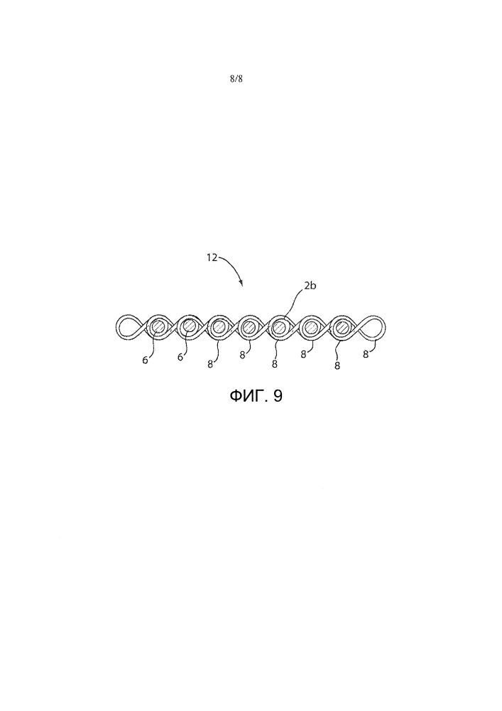 Технические ткани, содержащие витки в форме символа бесконечности (патент 2646733)