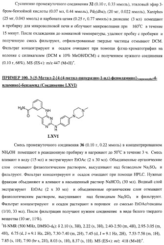 Би-арил-мета-пиримидиновые ингибиторы киназы (патент 2448959)