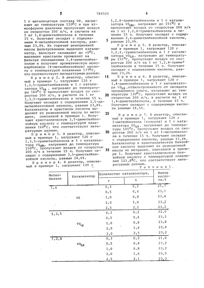 Способ получения ароматической монокарбоновой кислоты (патент 789505)