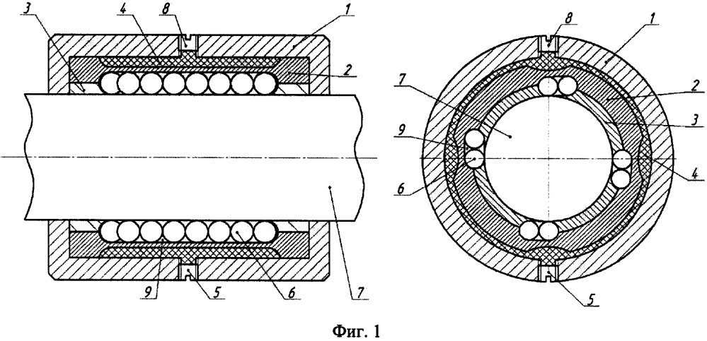 Шариковая втулка (патент 2626432)