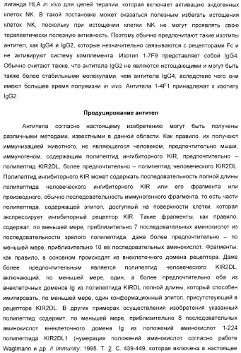 Антитела, связывающиеся с рецепторами kir2dl1,-2,-3 и не связывающиеся с рецептором kir2ds4, и их терапевтическое применение (патент 2410396)