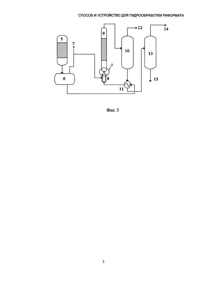 Способ и устройство для гидрообработки риформата (патент 2609780)