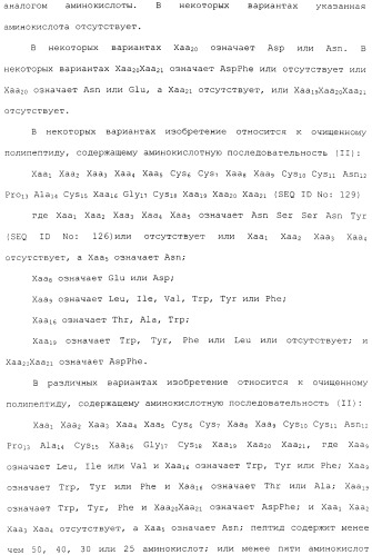 Полипептид для увеличения активности рецептора гуанилатциклазы, фармацевтическая композиция, способ лечения желудочно-кишечного расстройства у пациента, способ повышения активности рецептора гуанилатциклазы у пациента, способ лечения висцеральной боли, способ получения полипептида (варианты), изолированная молекула нуклеиновой кислоты, бактериальный вектор экспрессии и изолированная бактериальная клетка (патент 2433133)