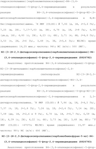 Соединения 2,4-пиримидиндиаминов и их применение (патент 2493150)