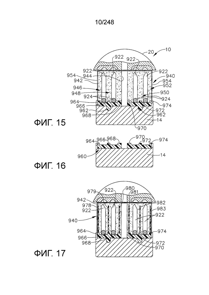 Узлы кассет с крепежными элементами (патент 2661145)