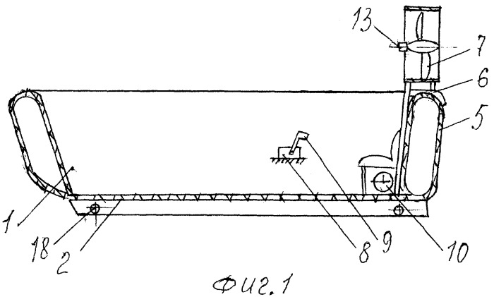 Мускульный с аккумулированной энергией воздушно-винтовой транспорт (патент 2500546)