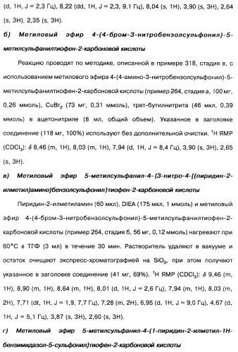 Производные тиофена и фармацевтическая композиция (варианты) (патент 2359967)