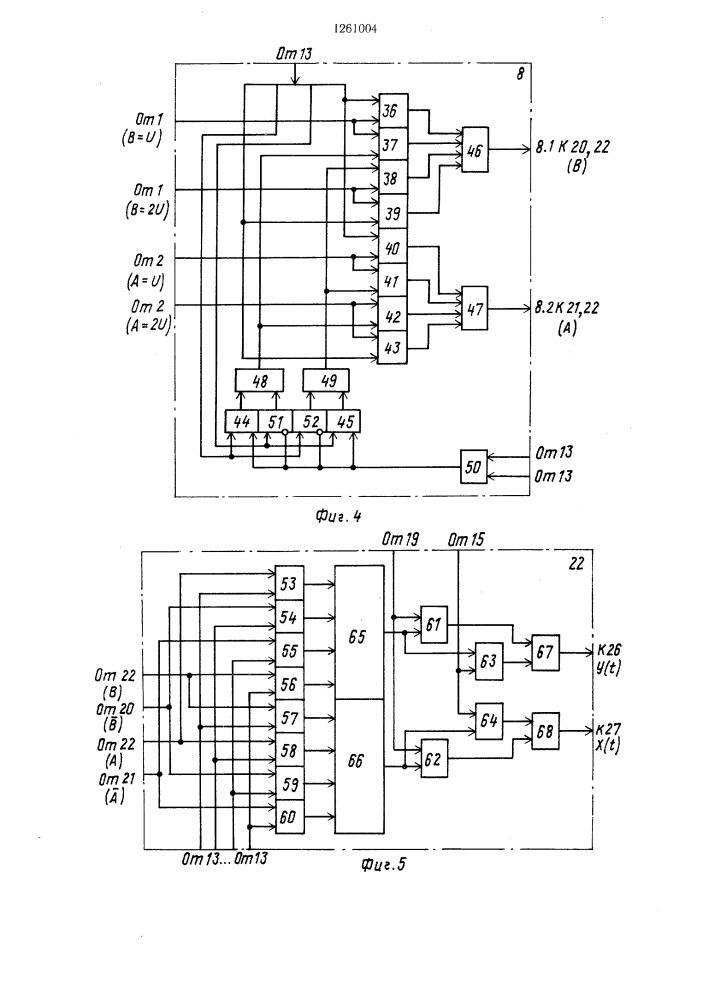 Устройство для формирования изображения на экране электронно-лучевой трубки (патент 1261004)