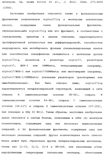 Новый лиганд рецептора цитокина zcytor17 (патент 2360923)