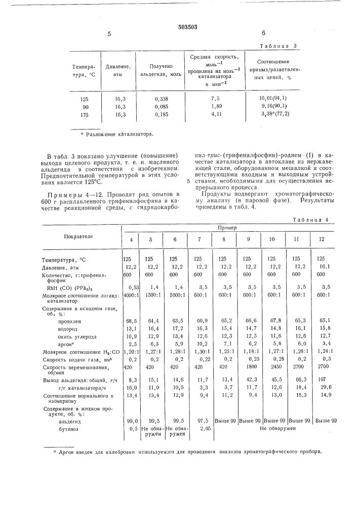 Способ получения альдегидов или спиртов (патент 503503)
