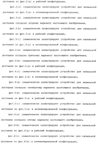 Назальные устройства (варианты) (патент 2337720)