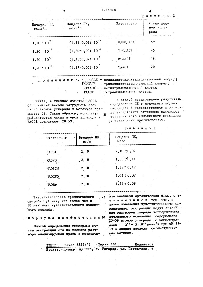 Способ определения пиклорама (патент 1264048)