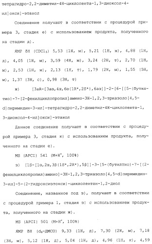 Соединения триазоло(4,5-d)пиримидина, фармацевтические композиции на их основе и способ лечения, способ их получения и промежуточные соединения (патент 2317990)